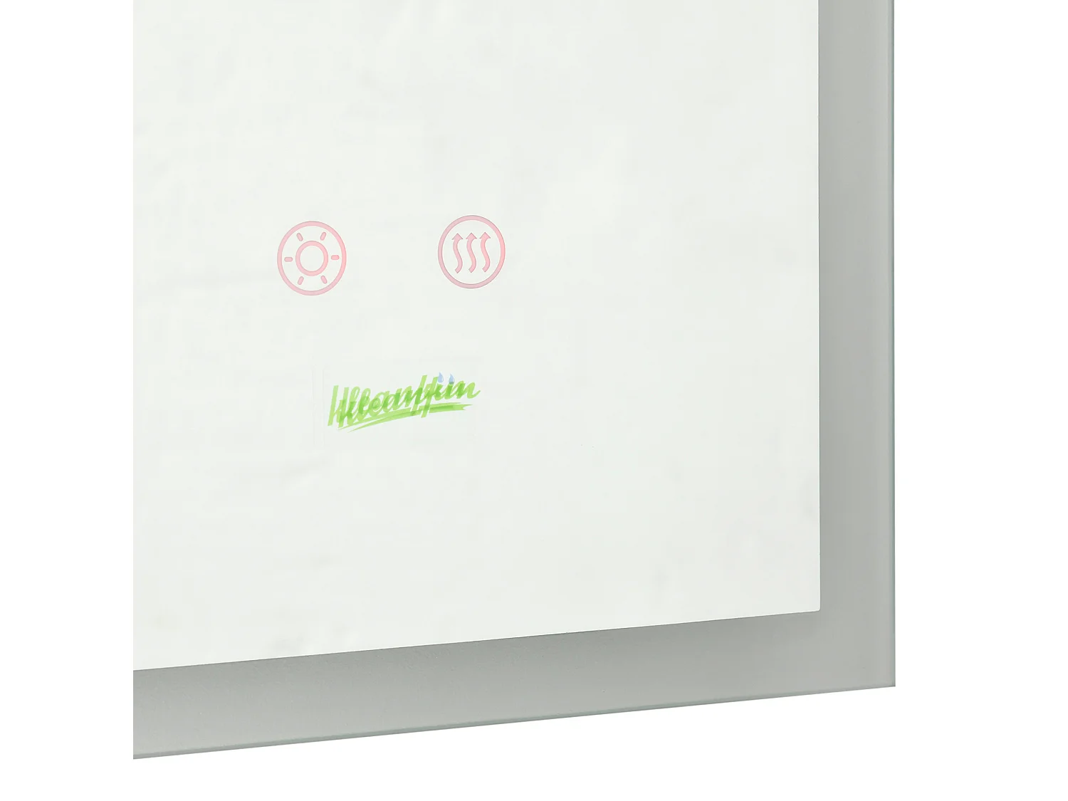 Specchio bagno con luce led tasti touch e anti-appannamento