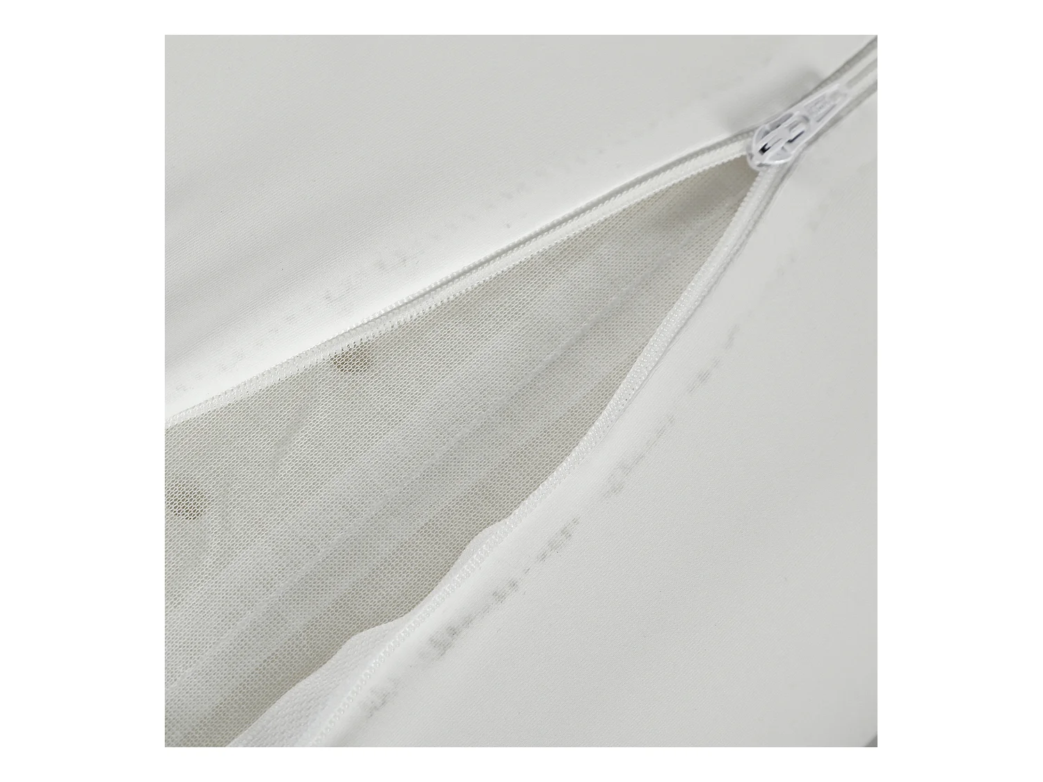 Cuscino cervicale in memory foam a doppia altezza 60x40x10/12 cm crema