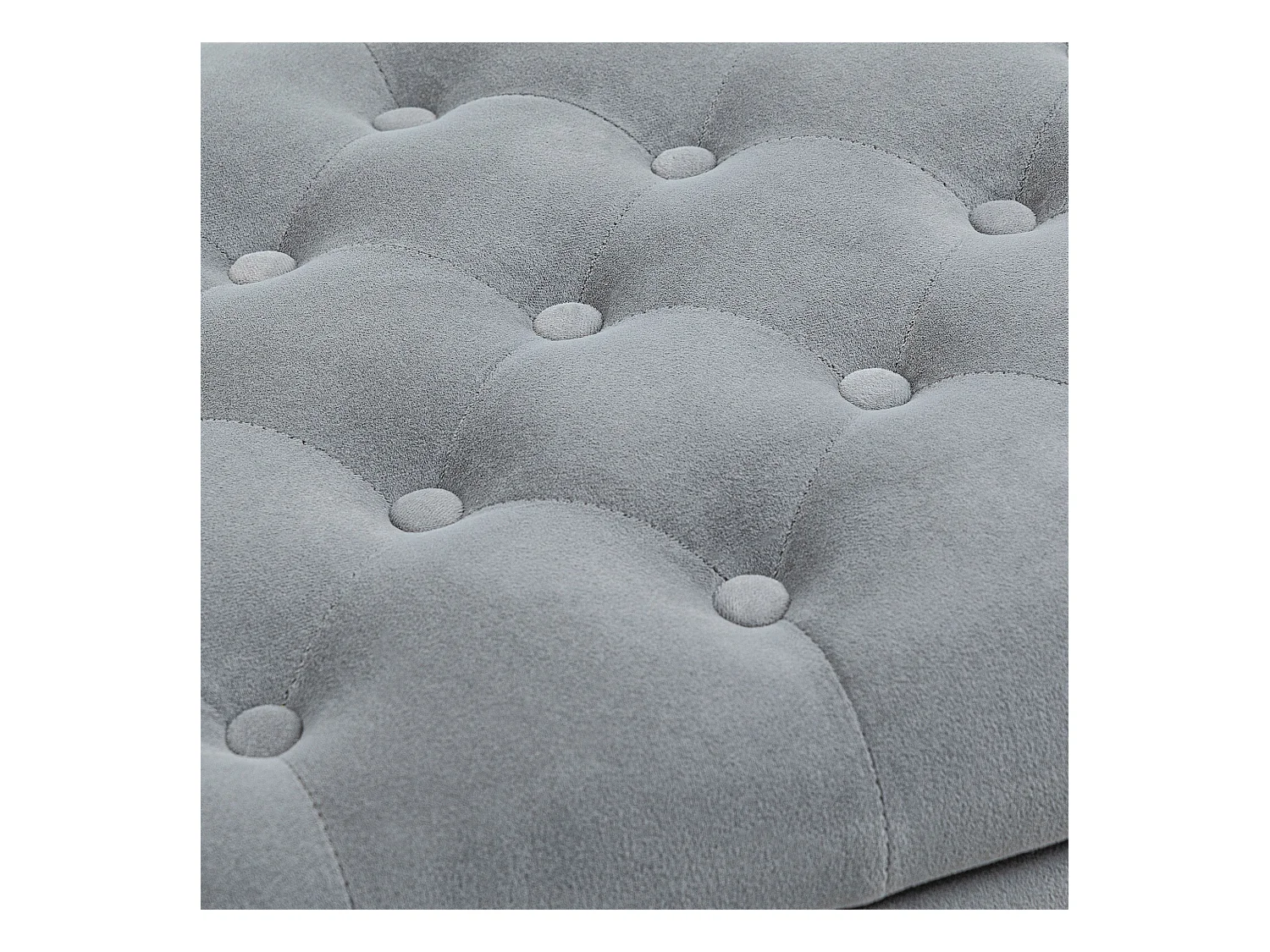 Panca fondo letto con spazio portaoggetti braccioli arrotolati