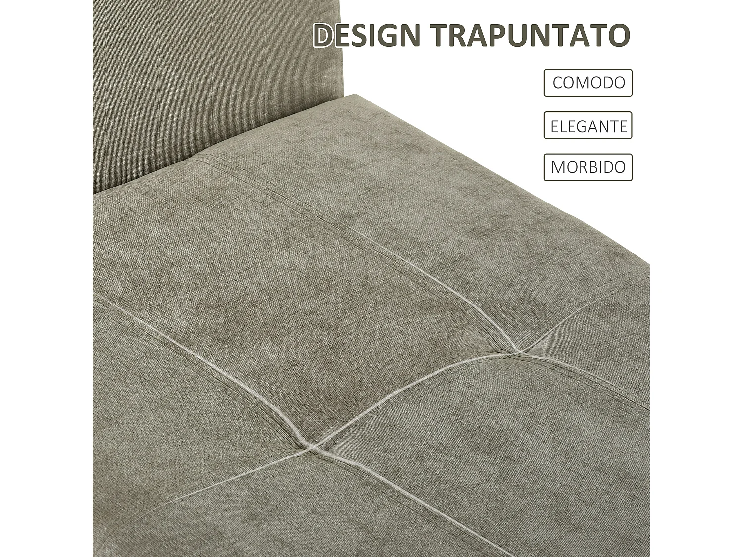 Panca fondoletto imbottita con vano contenitore stile vintage