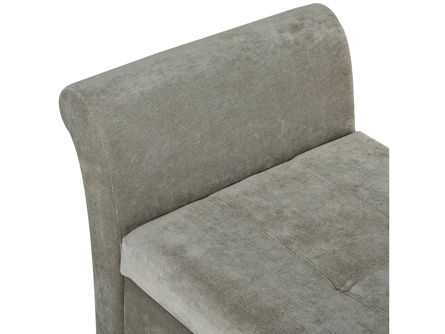 Panca fondoletto imbottita con vano contenitore stile vintage