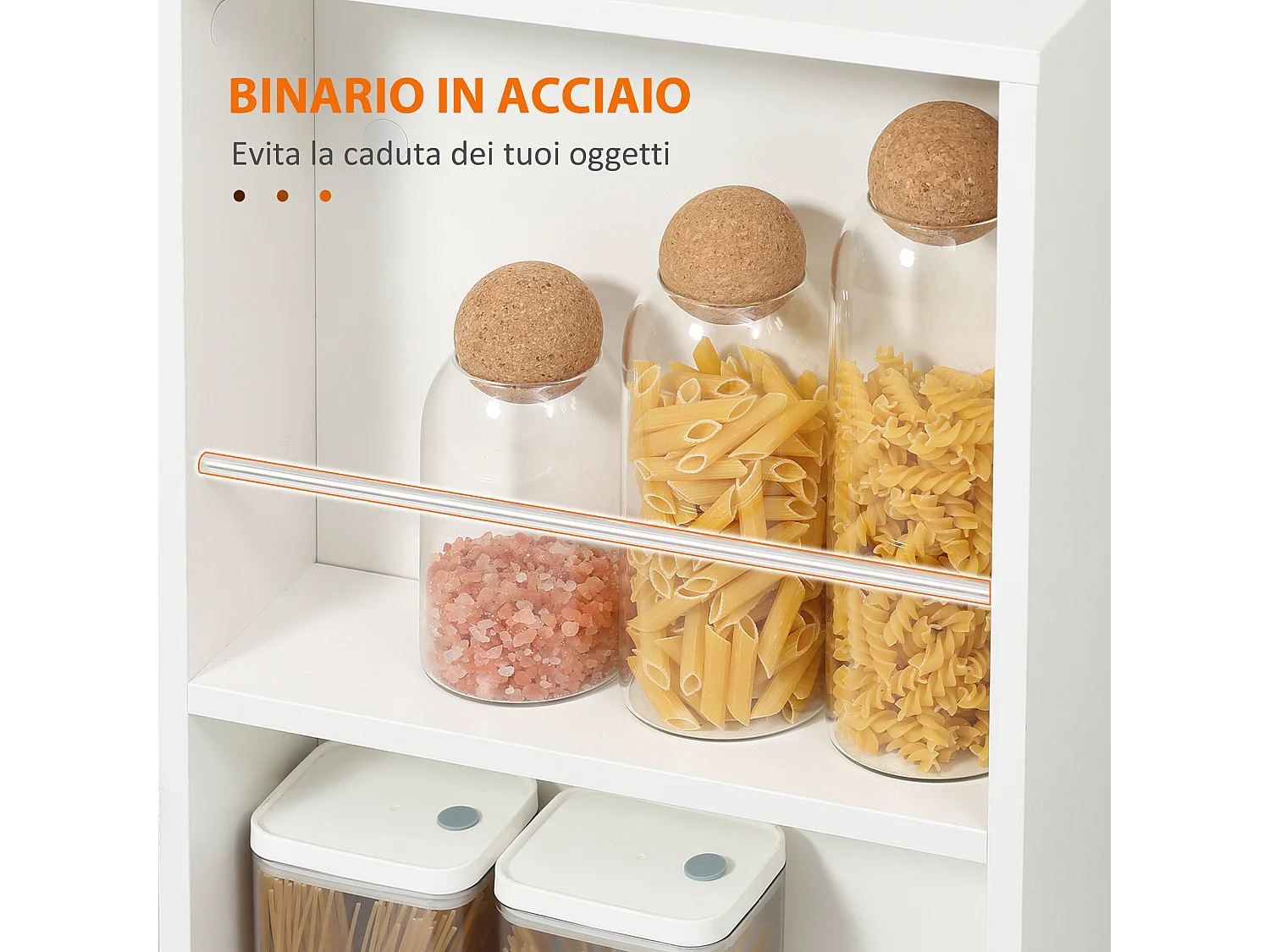 Carrello portavivande da cucina in legno con ripiani e ruote