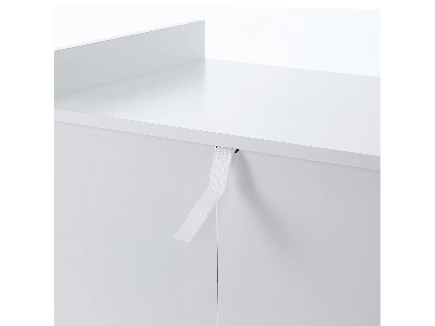 Carrello da cucina portavivande e microonde in legno 60x40x77cm