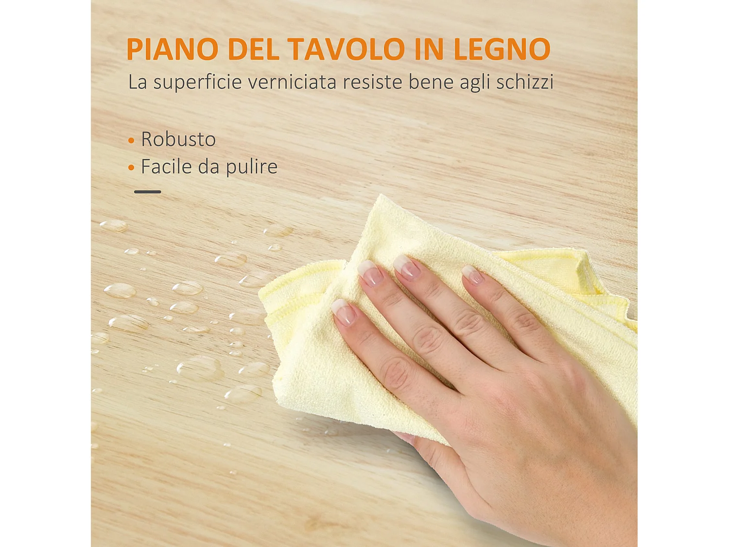 Carrello da cucina in legno con cassetto armadietto ruote nero