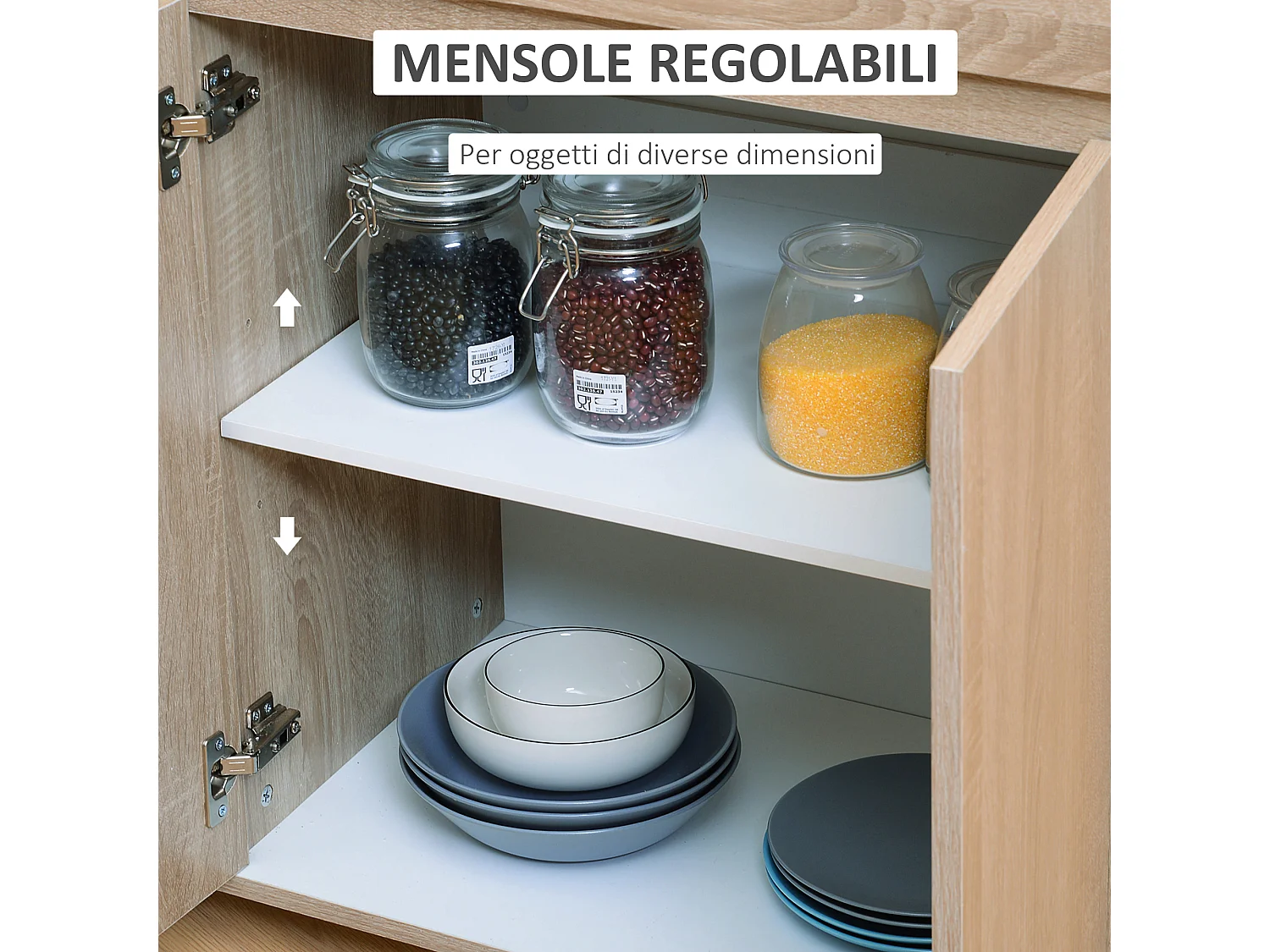 Carrello da cucina con ruote e cassetti legno truciolato rovere nero
