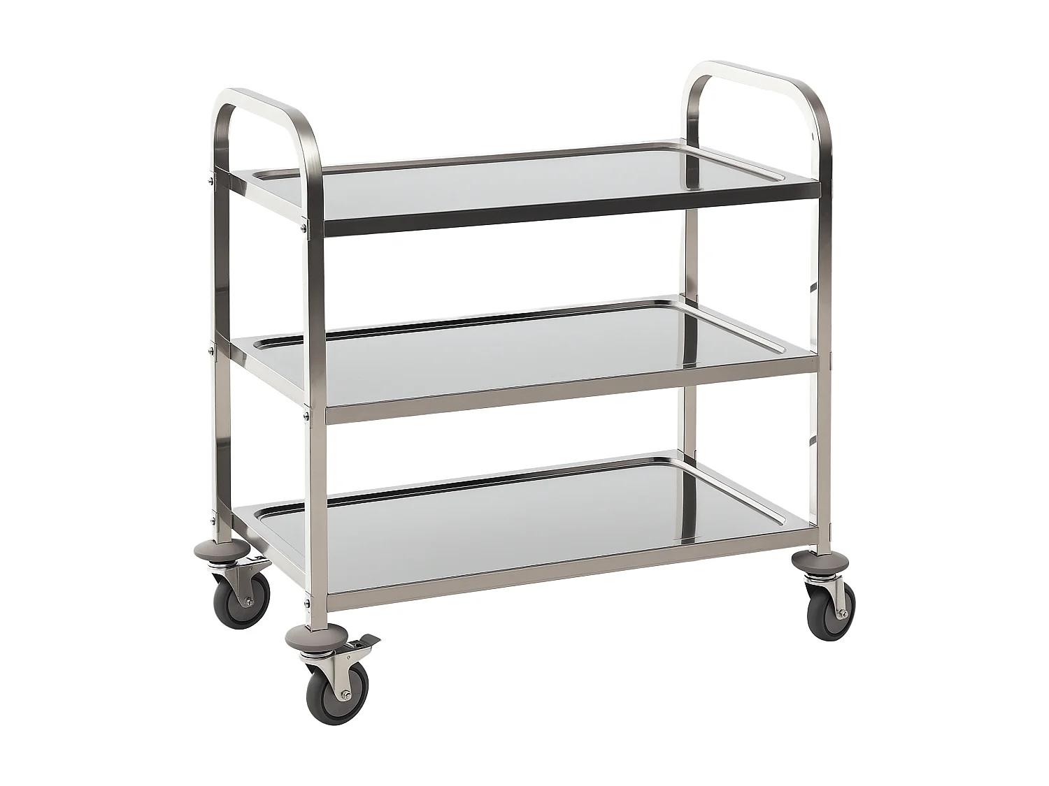 Carrello da cucina acciaio inossidabile 430 argento