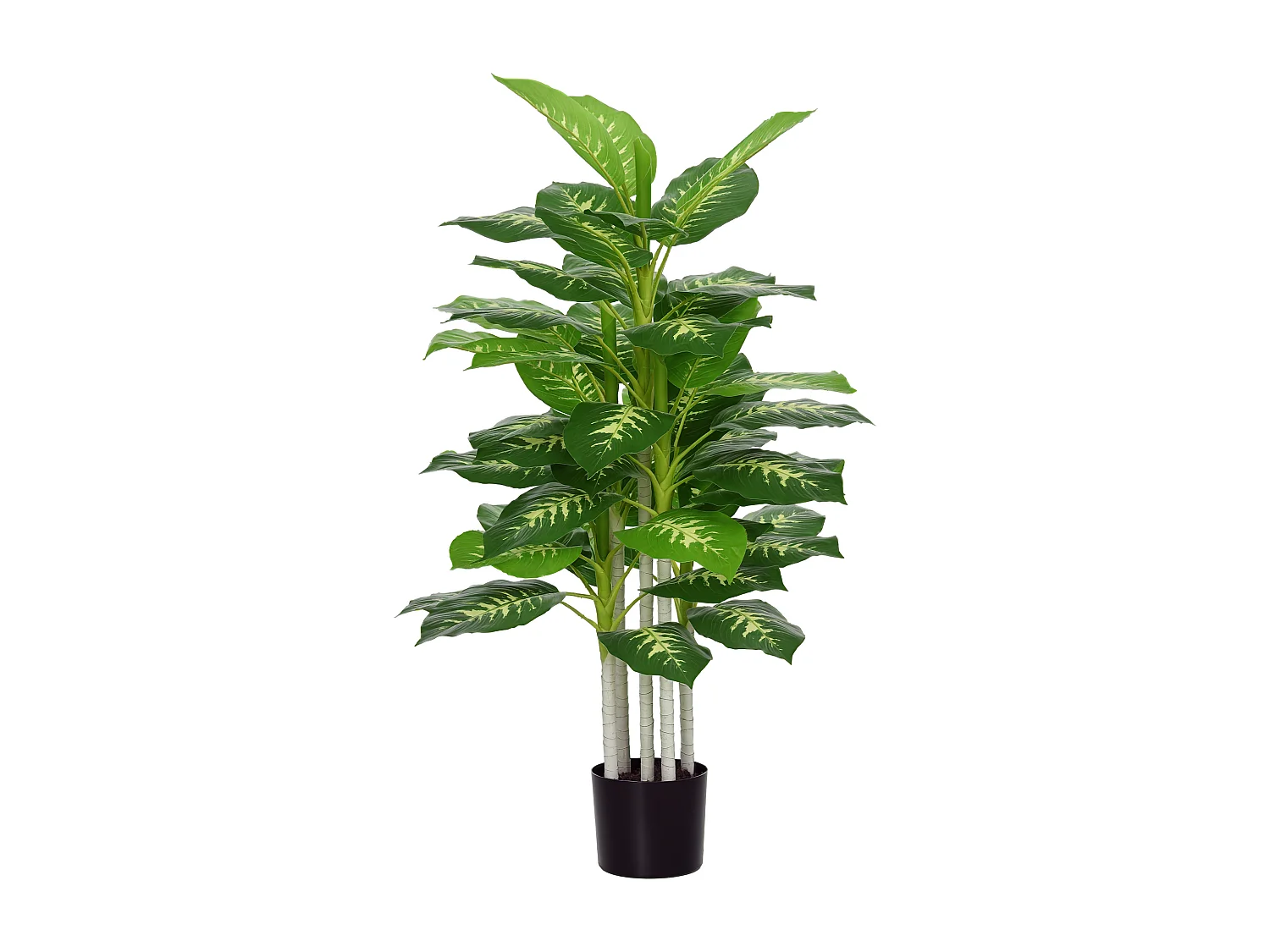 Pianta artificiale sempreverde decorativa alta 120 cm