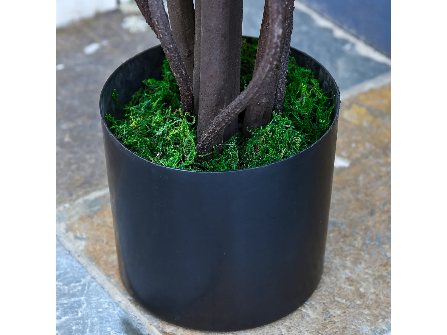 Pianta artificiale di glicine bianco da 165 cm per interni ed esterni