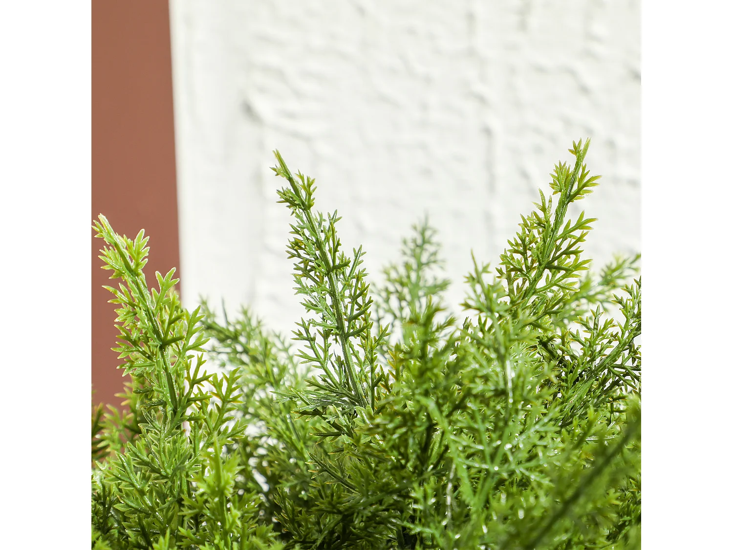 Pianta finta alberello di cedro con vaso incluso alta 55 cm