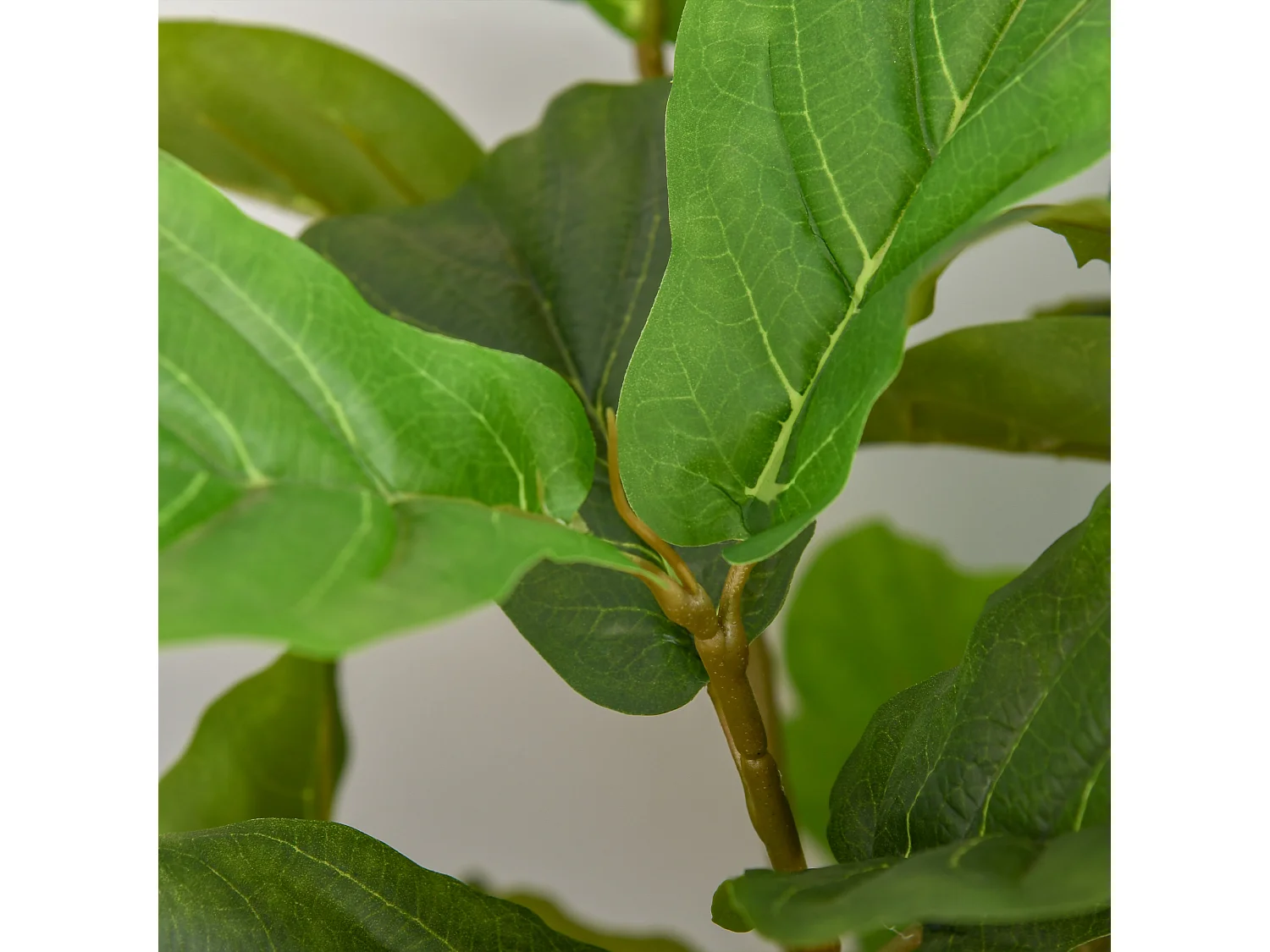 Ficus artificiale 130cm per interni ed esterni con foglie