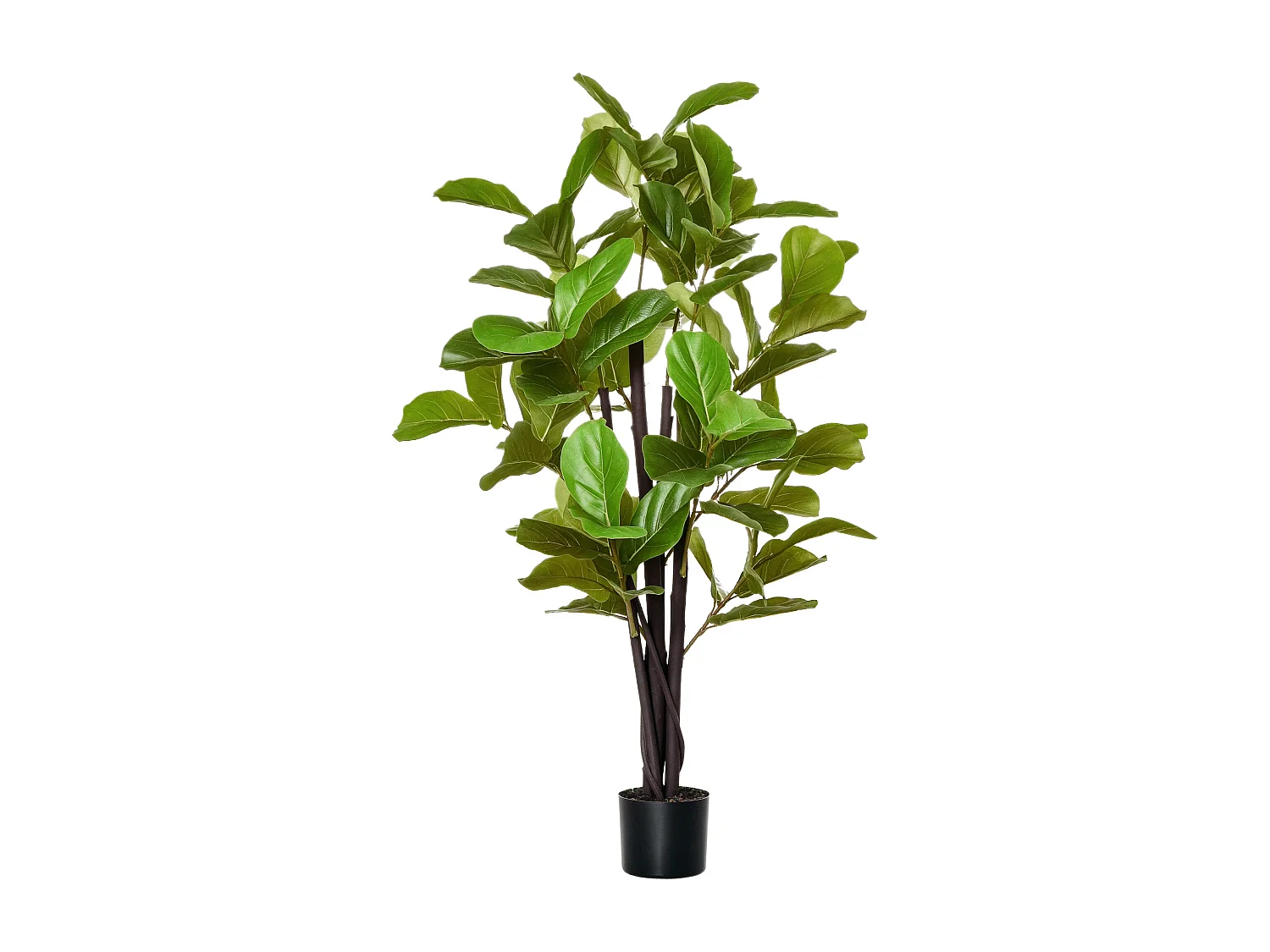 Ficus artificiale 130cm per interni ed esterni con foglie