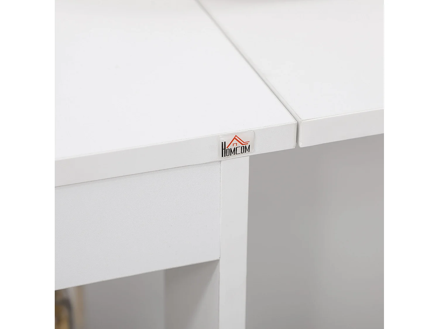 Set 5 pz tavolo pieghevole da pranzo con 2 ripiani e 4 sgabelli