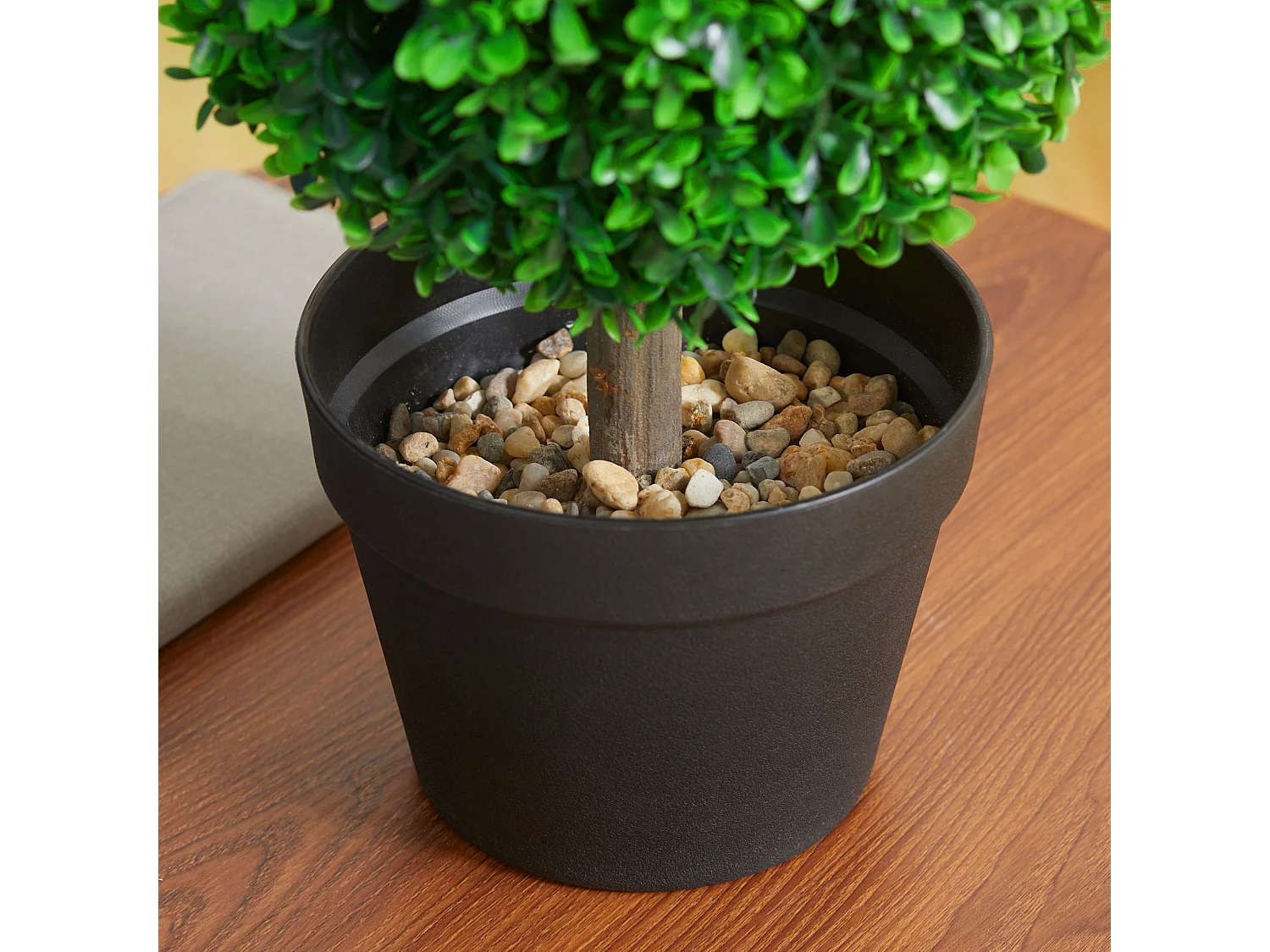 Set da 2 piante di bosso a 2 sfere con vaso incluso 60 cm