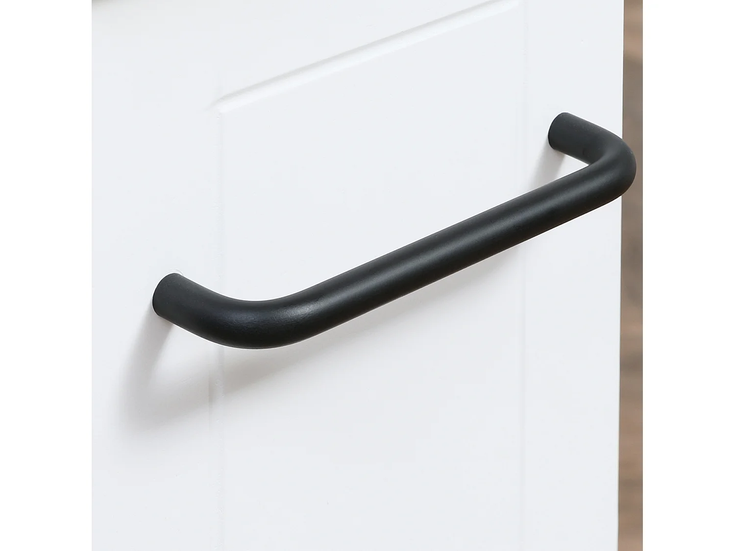 Carrellino salvaspazio multiuso in mdf con ruote girevoli