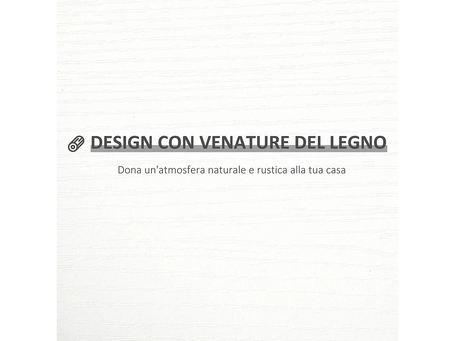 Set 3 mensole da parete portaoggetti in legno 80x18x18 cm bianco