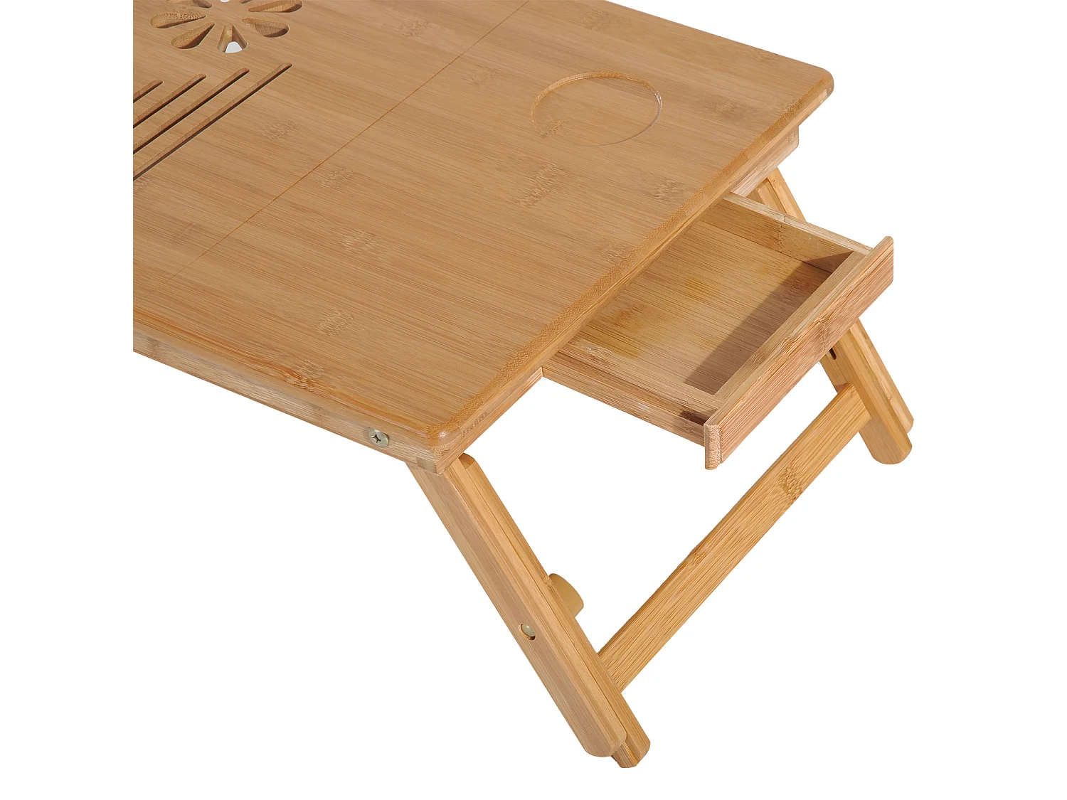 Tavolino da letto per pc portatile con sistema di raffreddamento