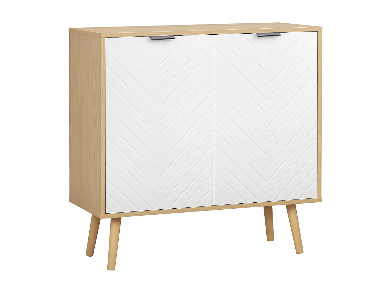 Mobile multiuso con ripiano interno regolabile su 3 livelli