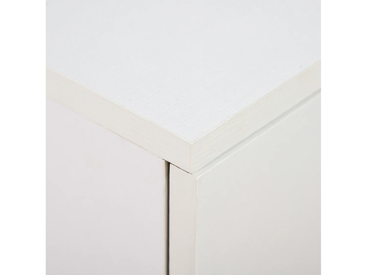 Mobiletto basso con 2 ante e ruote per ufficio e casa in legno