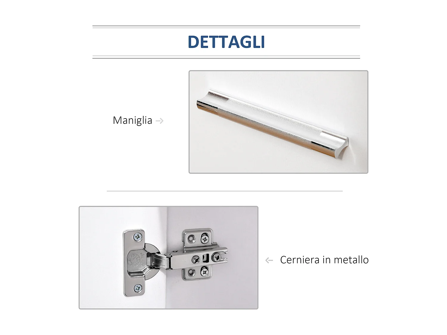 Mobiletto basso con 2 ante e ruote per ufficio e casa in legno