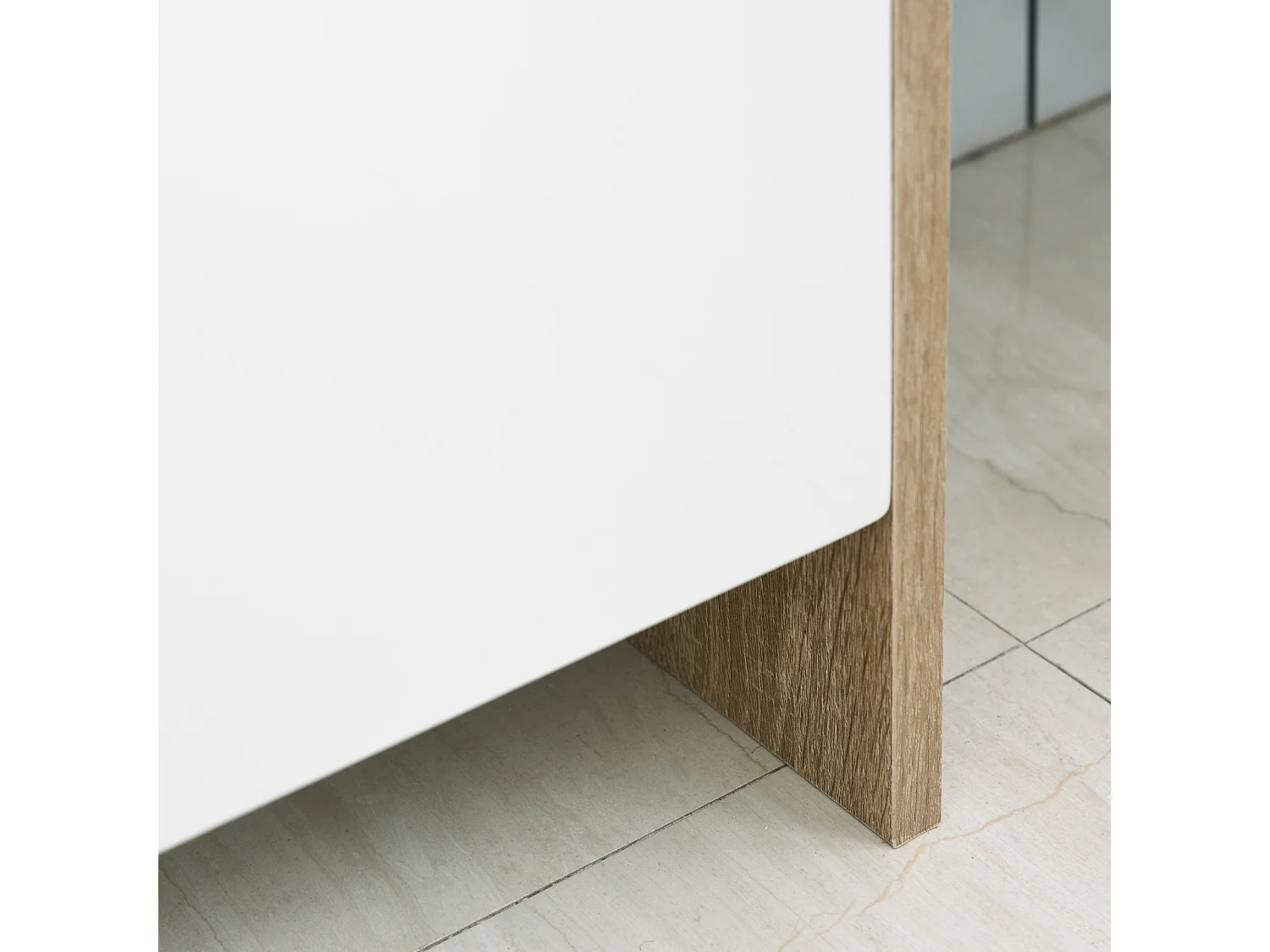 Armadietto a due ante per bagno ingresso o camera in legno