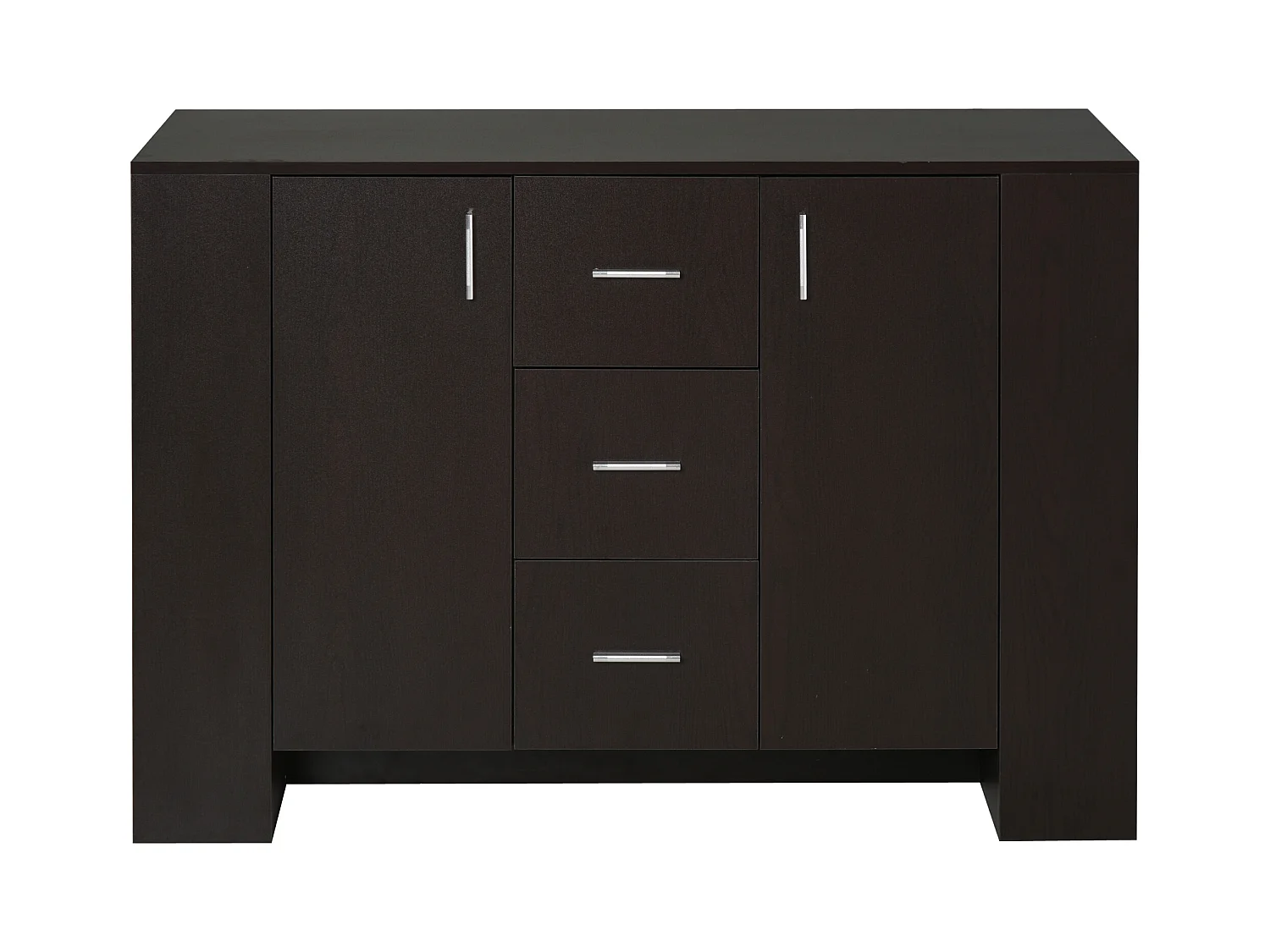 Credenza classica legno scuro per sala da pranzo