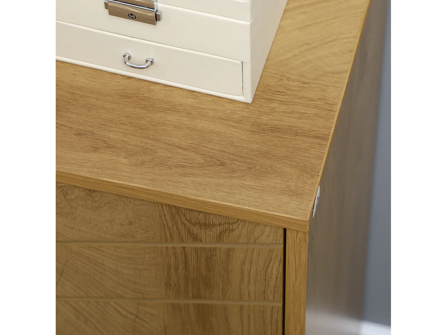 Mobile da cucina con due ripiani interni 60x30x76cm color legno