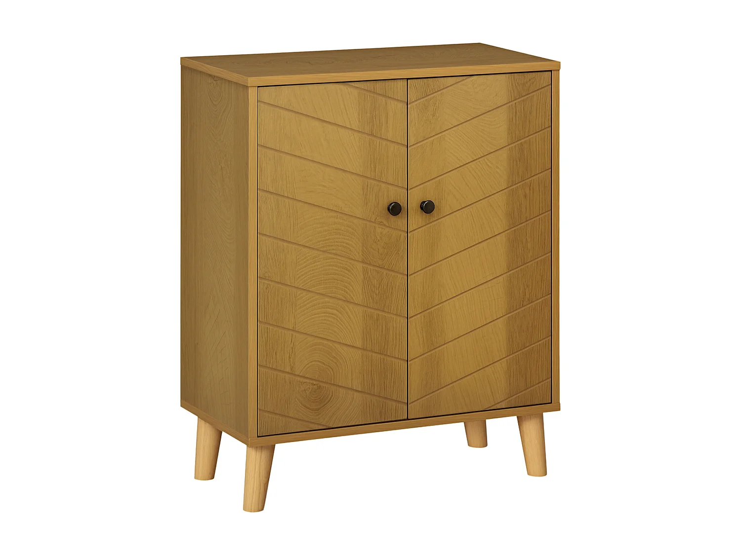 Mobile da cucina con due ripiani interni 60x30x76cm color legno