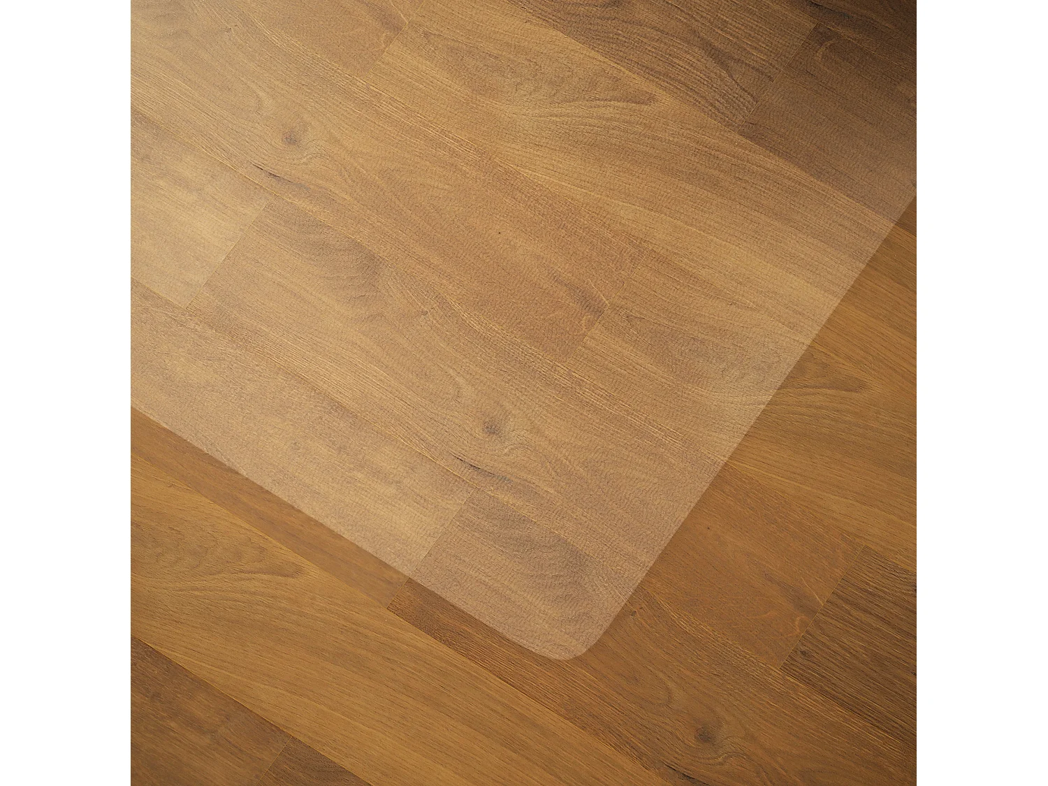 Tappetino salvapavimento 100x150 cm in plastica trasparente per sedia