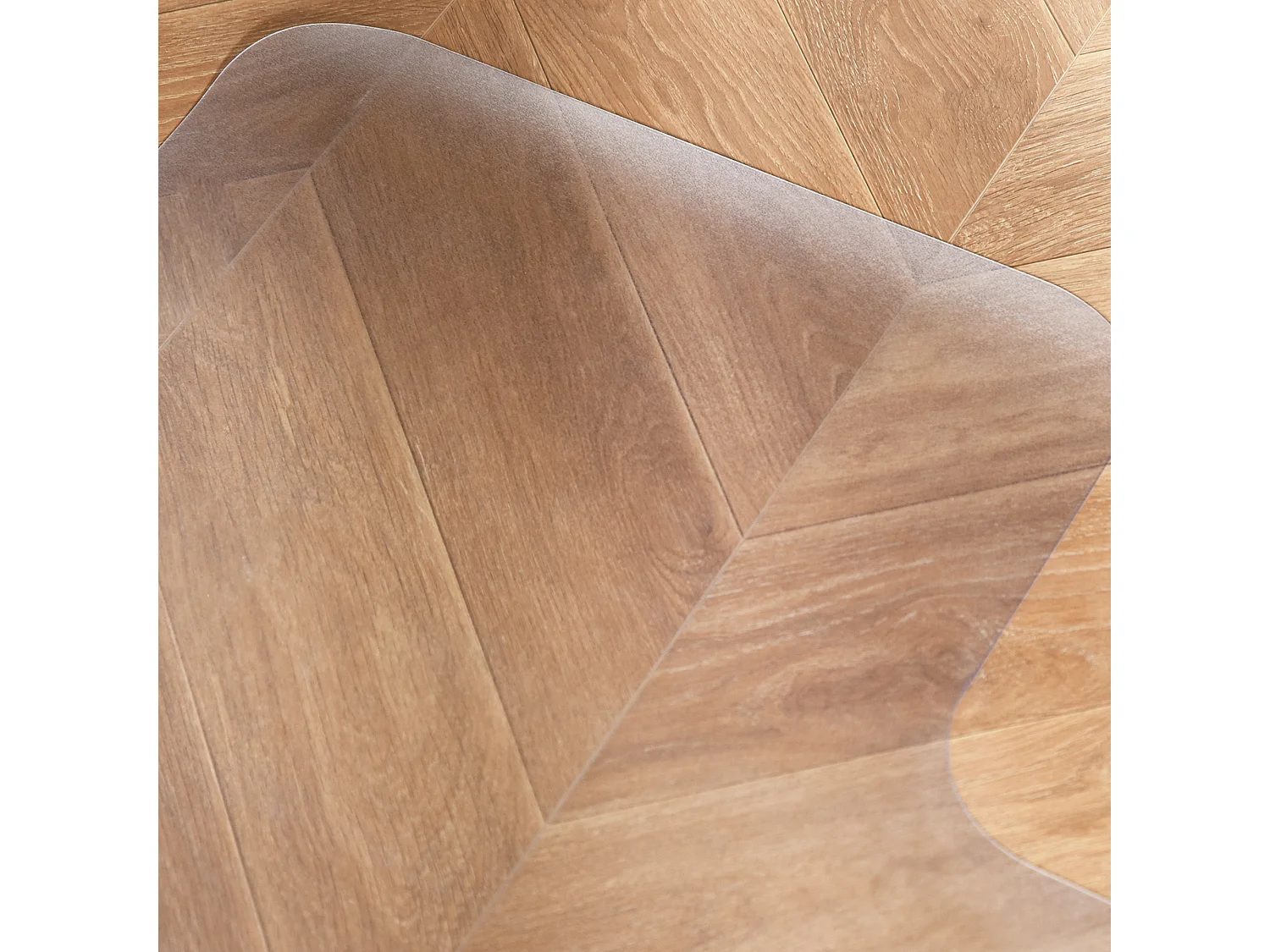 Tappeto salvapavimento antiscivolo 90x120cm in plastica trasparente