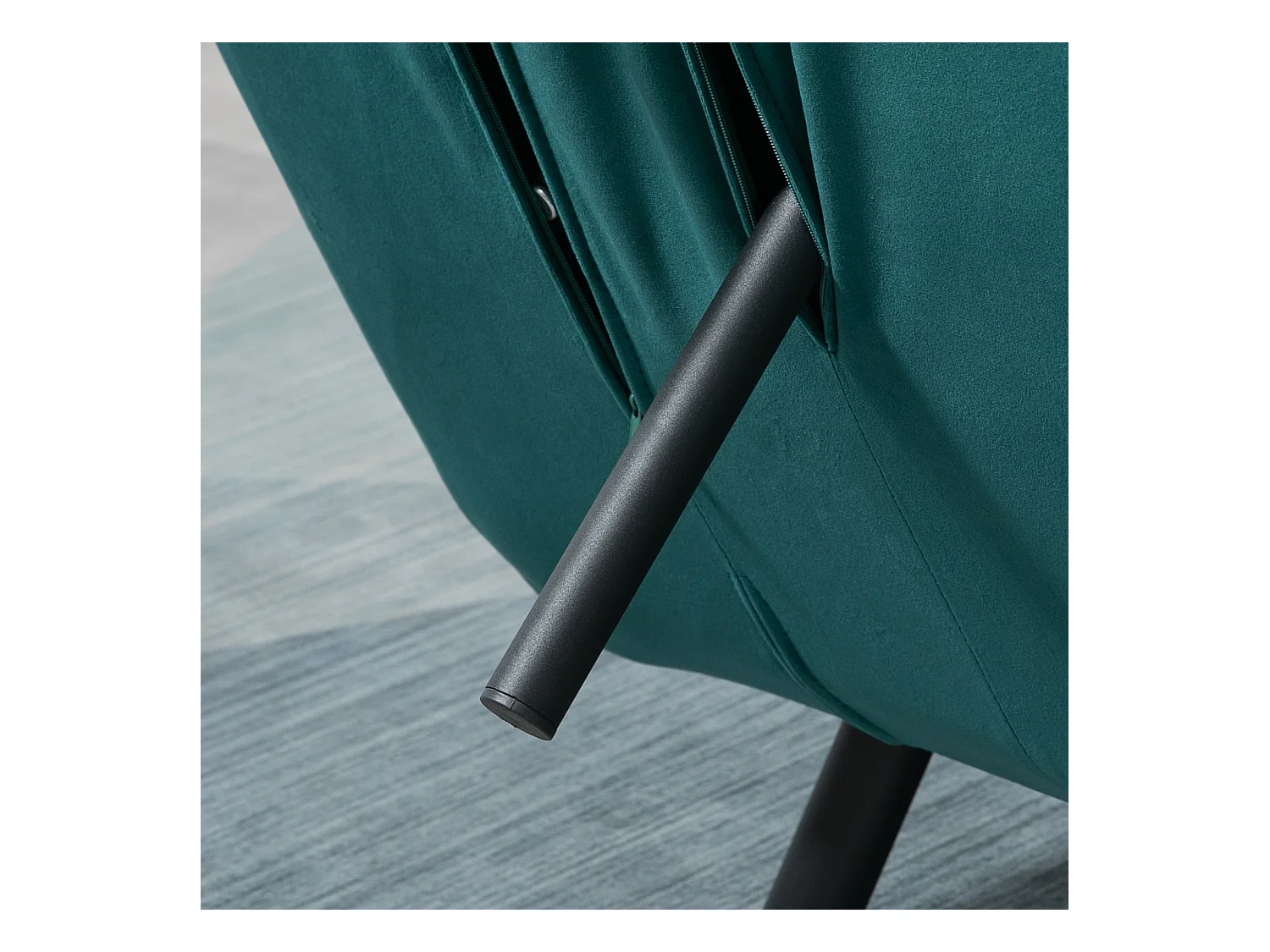 Divano letto matrimoniale 3 in 1 con schienale regolabile blu scuro