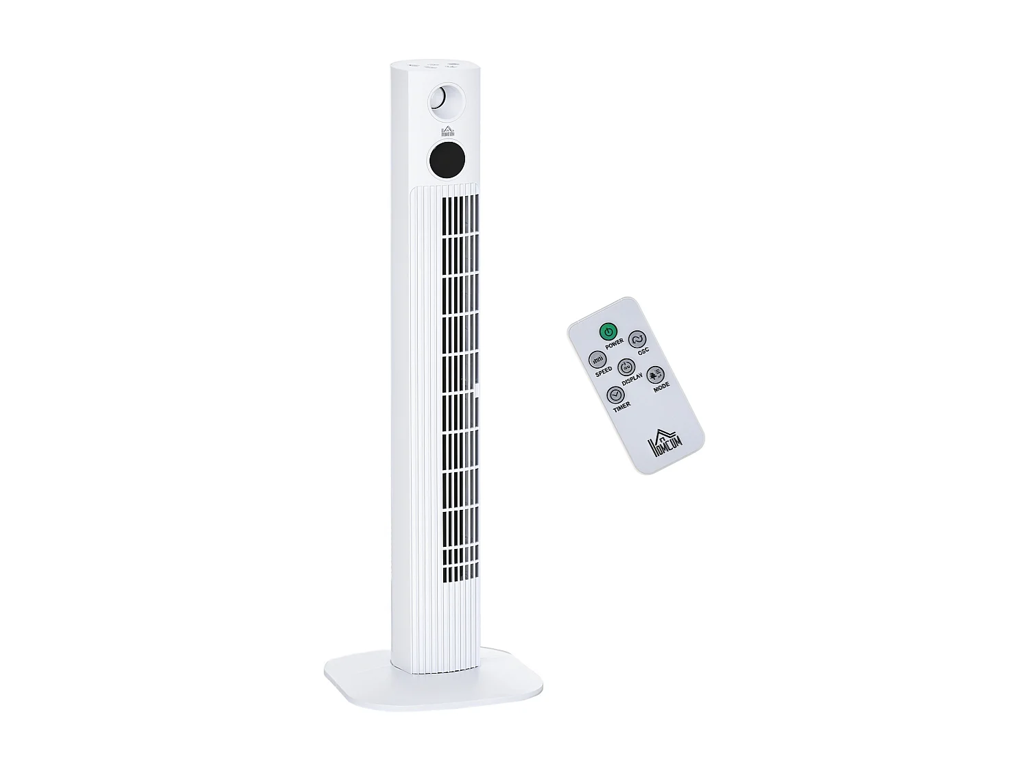 Ventilatore a torre 45w con diffusore aromi e timer 12h in abs bianco