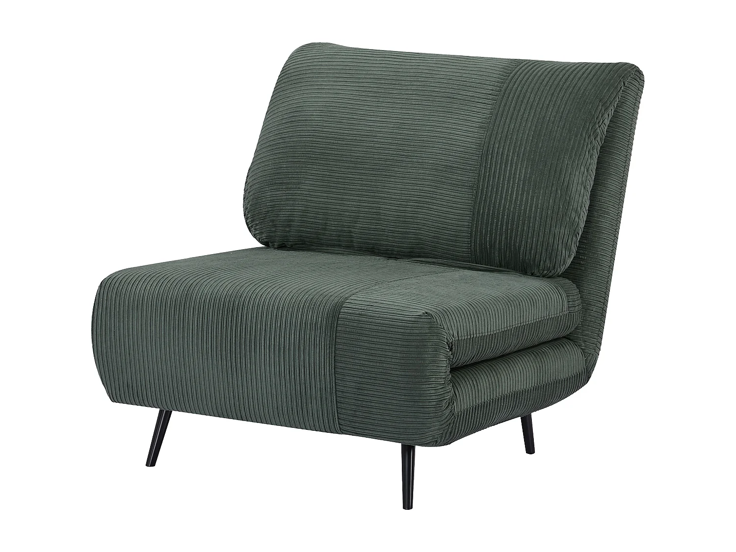 Poltrona letto 2 in 1 regolabile su 3 livelli seduta imbottita