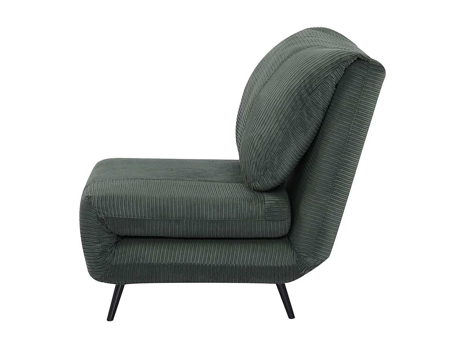 Poltrona letto 2 in 1 regolabile su 3 livelli seduta imbottita