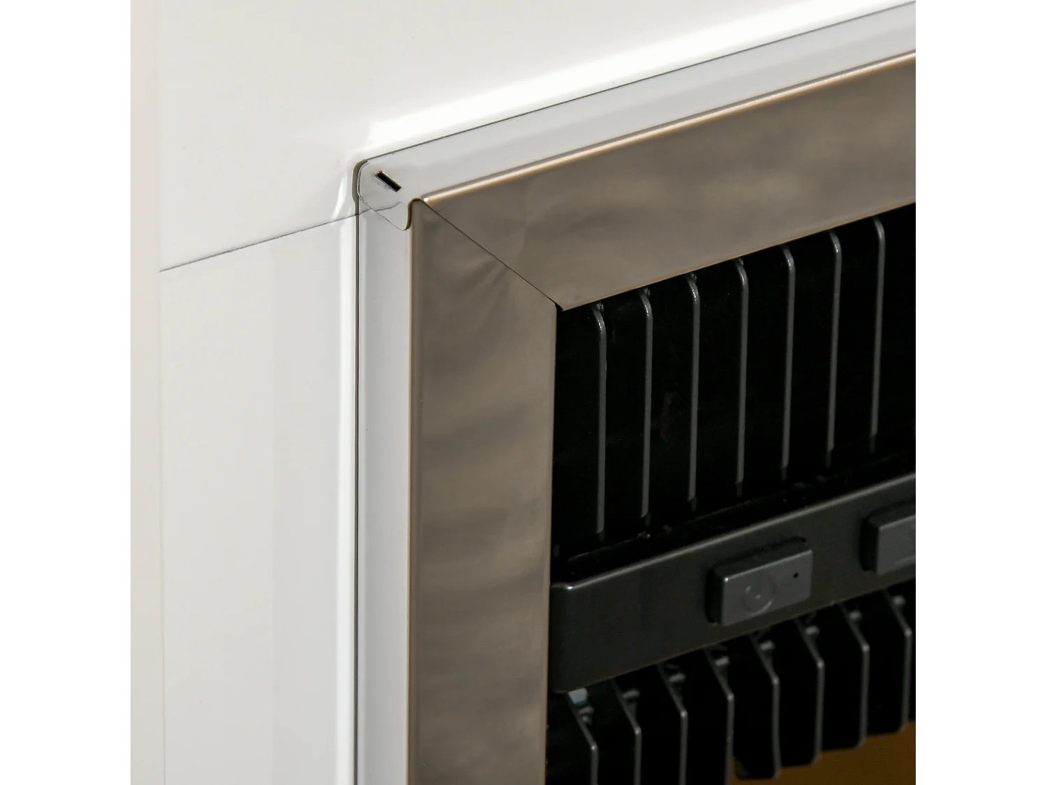 Camino elettrico da terra con effetto fiamma 79x26x77.5cm