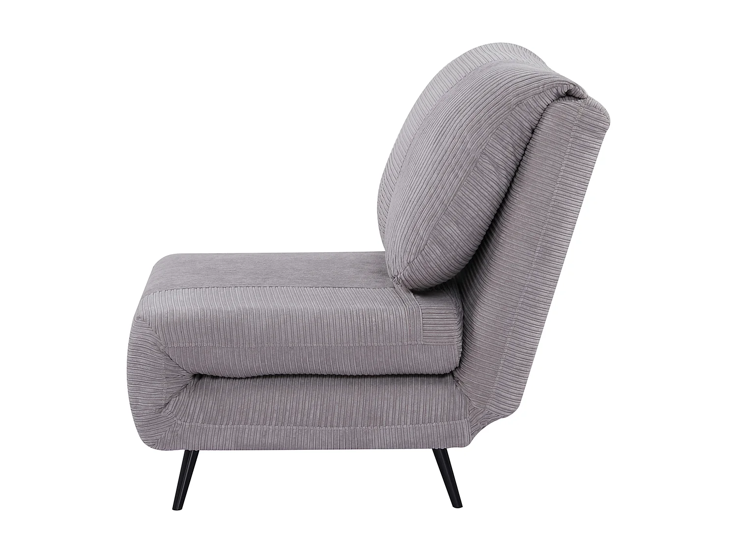 Poltrona letto 2 in 1 regolabile su 3 livelli seduta imbottita