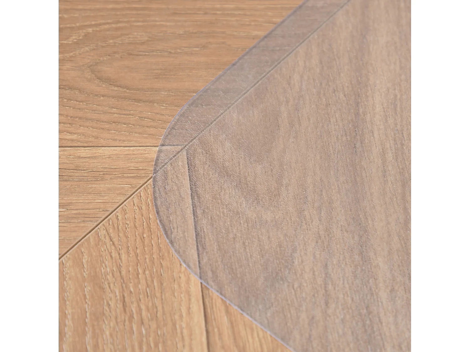 Tappetino per sedia da ufficio in plastica 90x120 cm trasparente