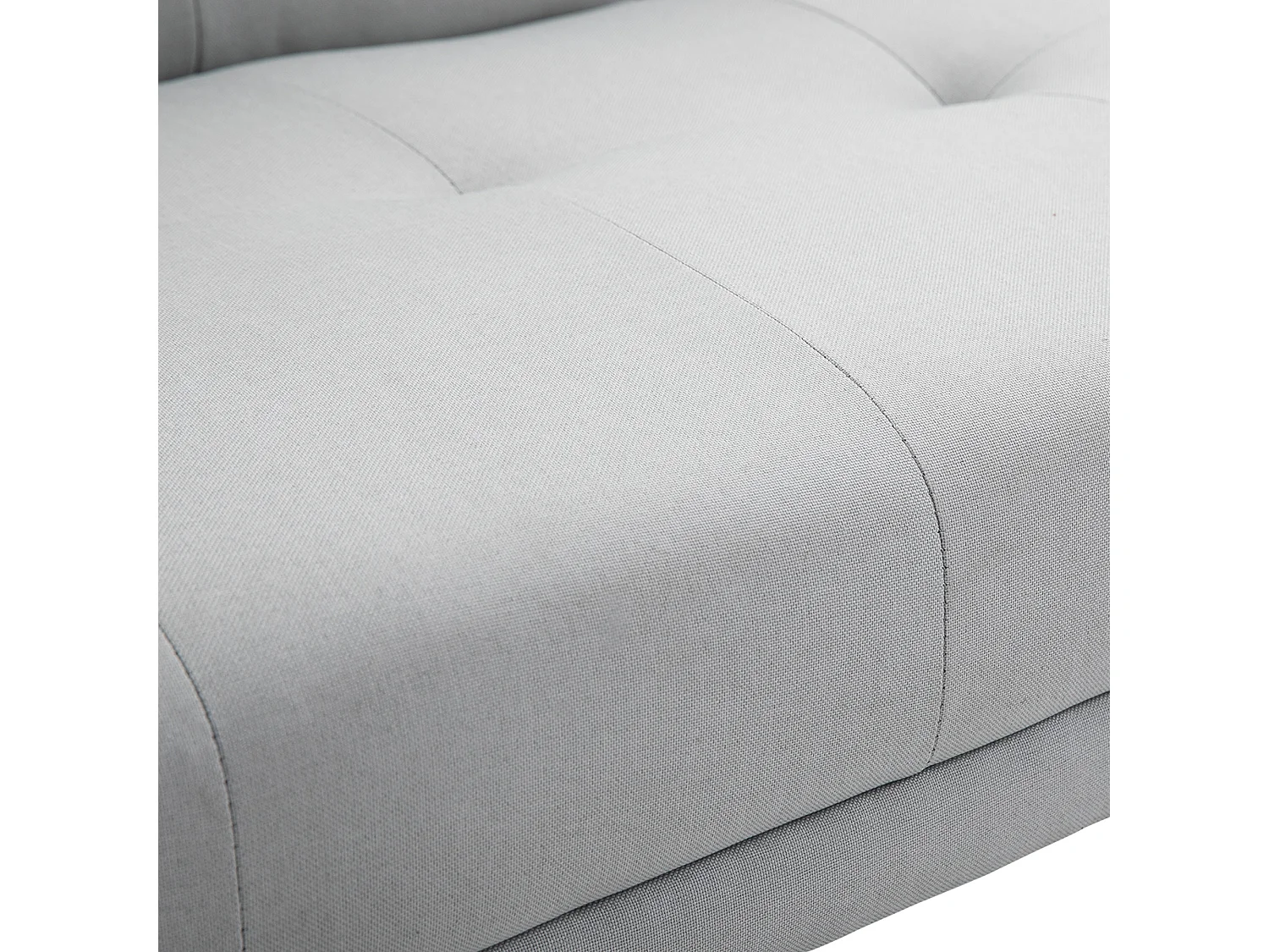 Divano letto 3  posti stile nordico reclinabile con tavolino