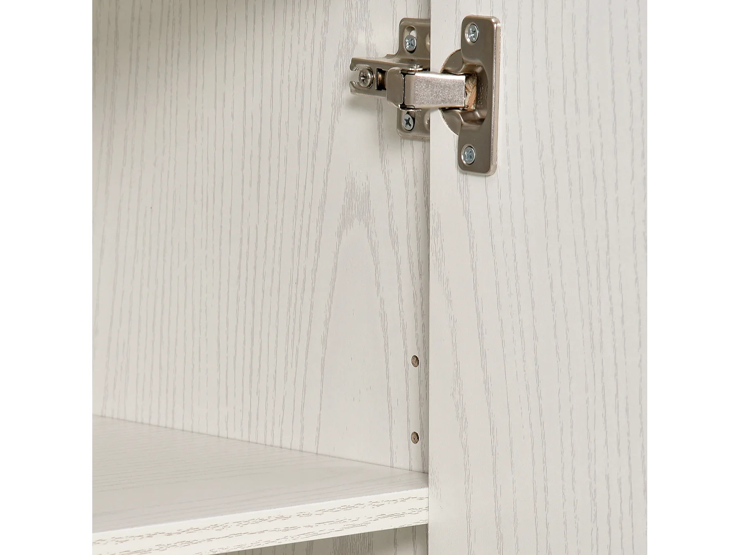 Mobiletto cucina per microonde con armadietto e ruote in legno