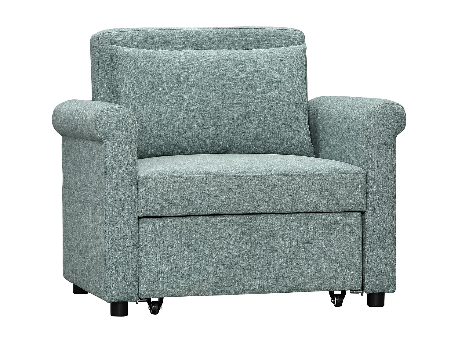 Poltrona letto singolo con schienale regolabile in 4 posizioni