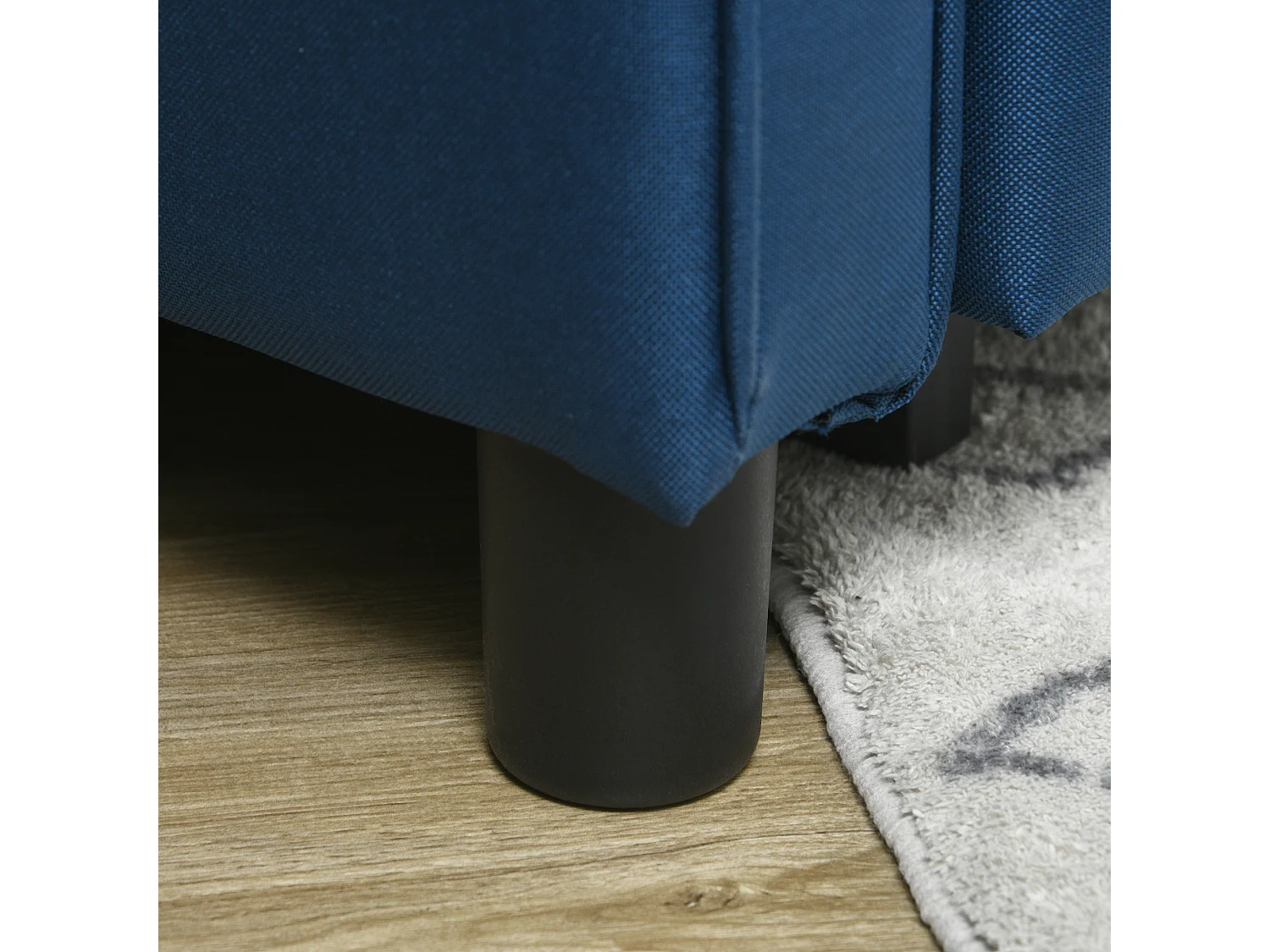 Poltrona letto singolo 3 reclinazioni con cuscino extra blu