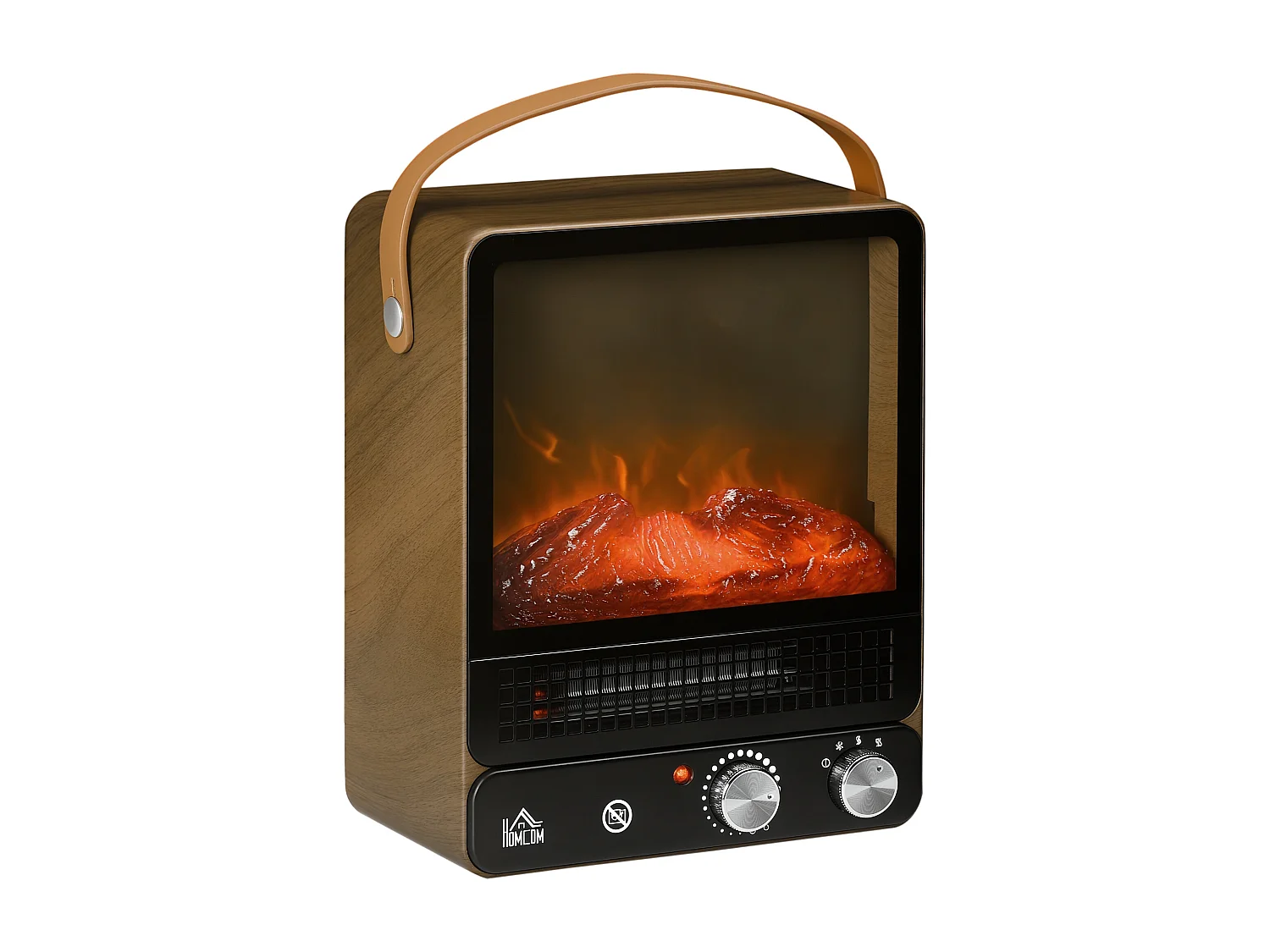 Camino elettrico a 3 modalità di riscaldamento con fiamma led