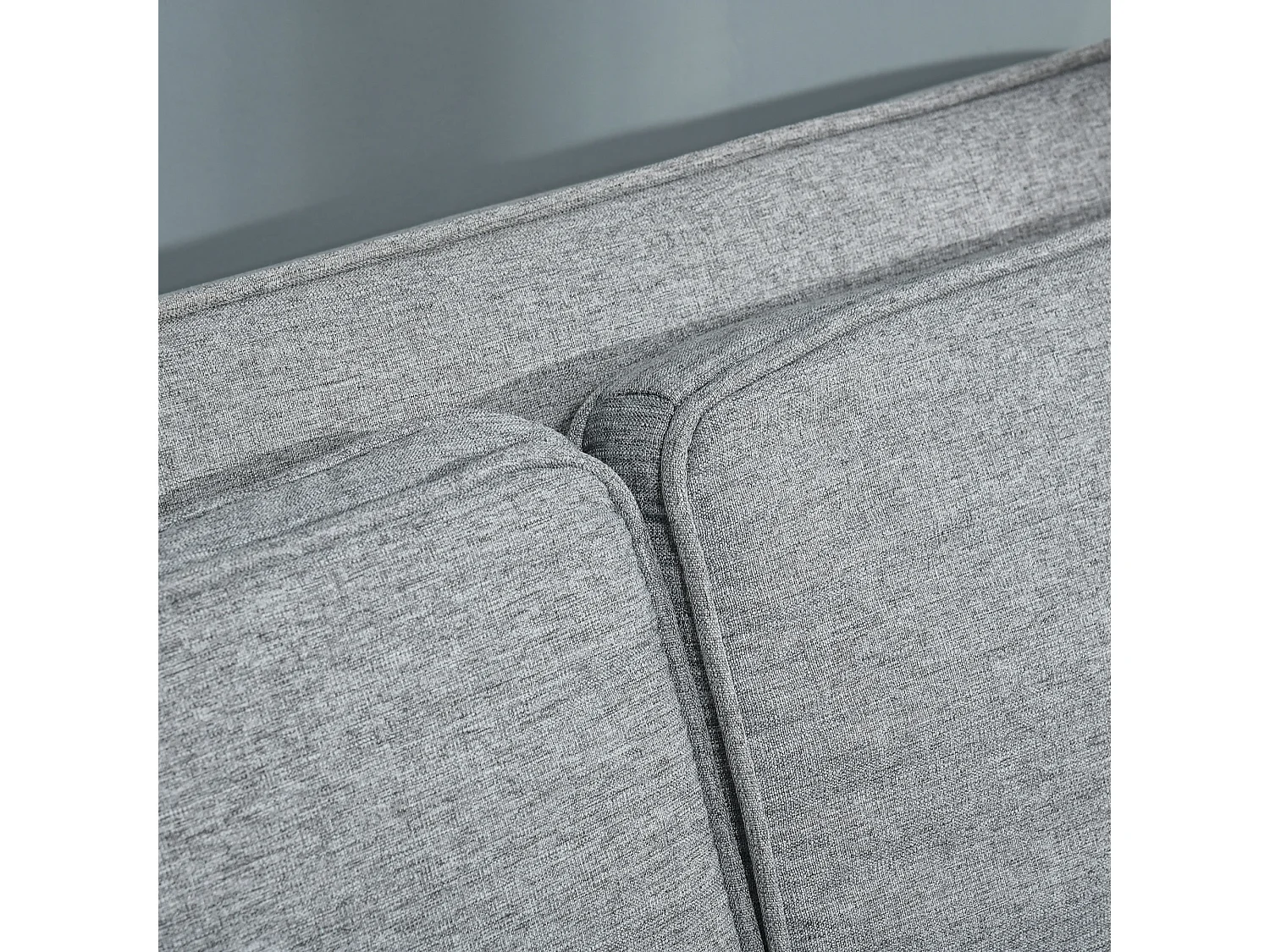 Divano 2  posti con schienale reclinabile su 3 livelli grigio