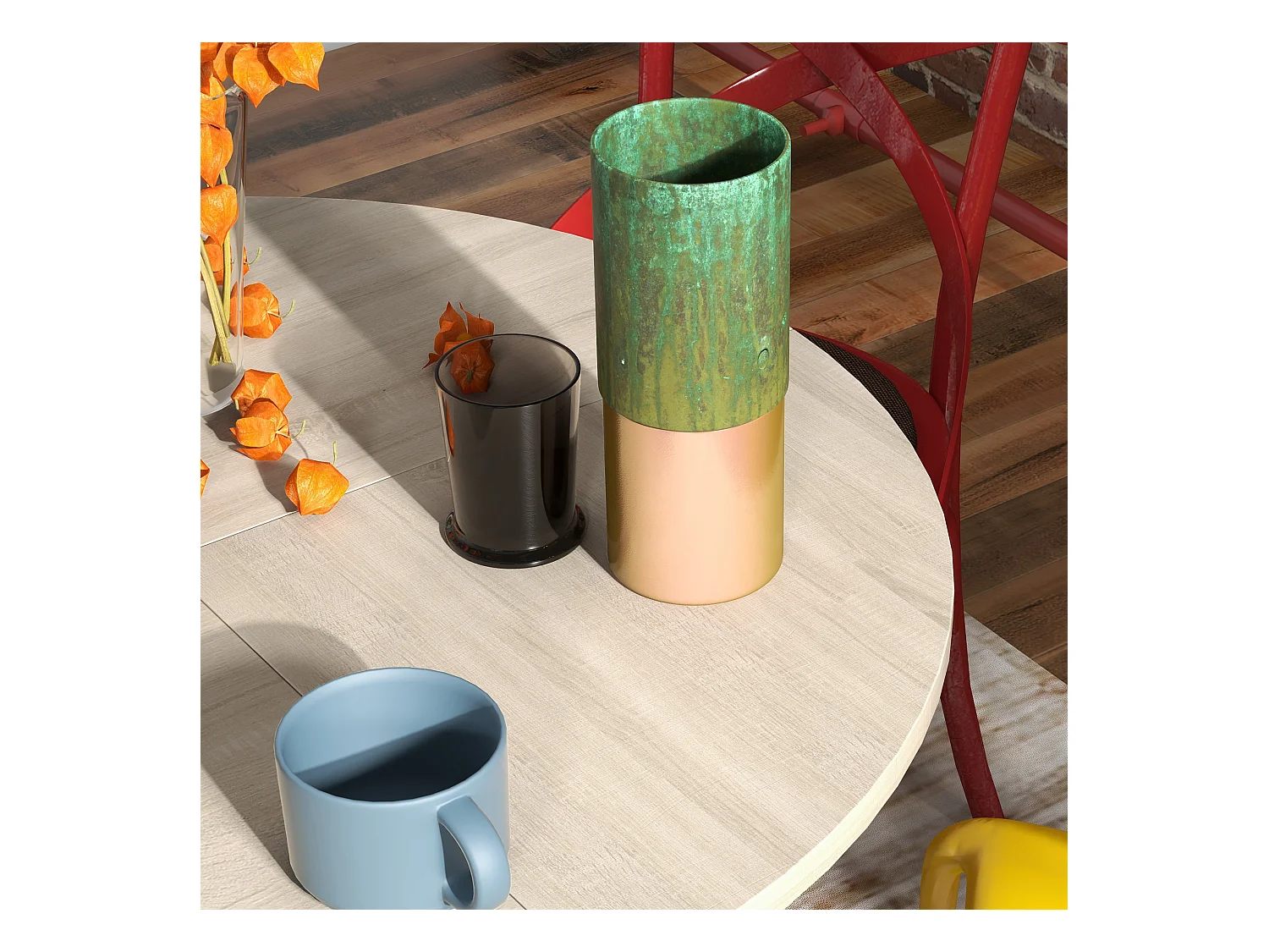 Tavolo da pranzo 4-6 persone con 2 ripiani integrati