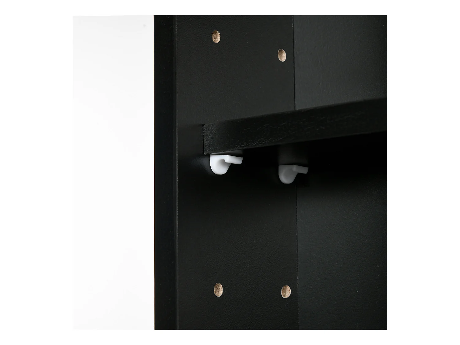 Vetrinetta per collezionismo 4 mensole regolabili 80x9.5x60cm