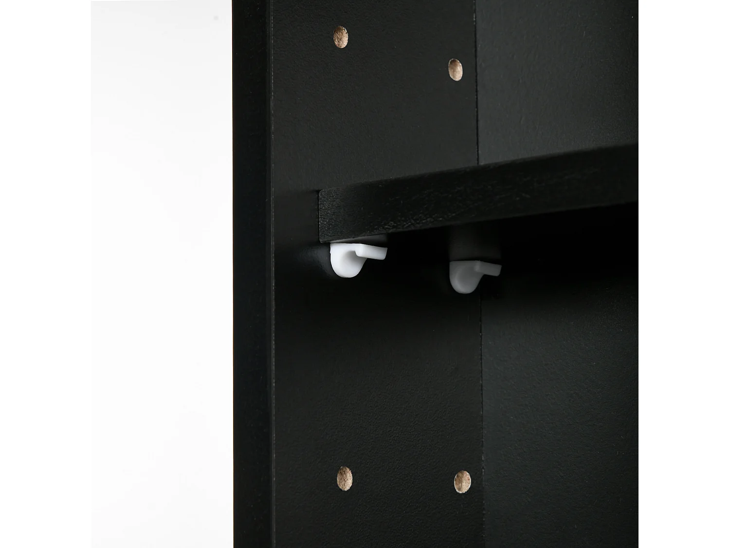 Vetrinetta per collezionismo 4 mensole regolabili 80x9.5x60cm