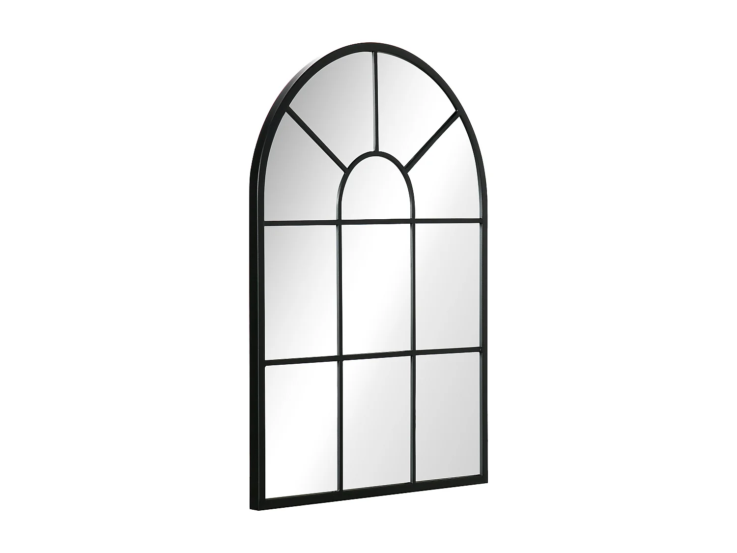 Specchio a muro 70x50 cm per camera da letto e soggiorno nero