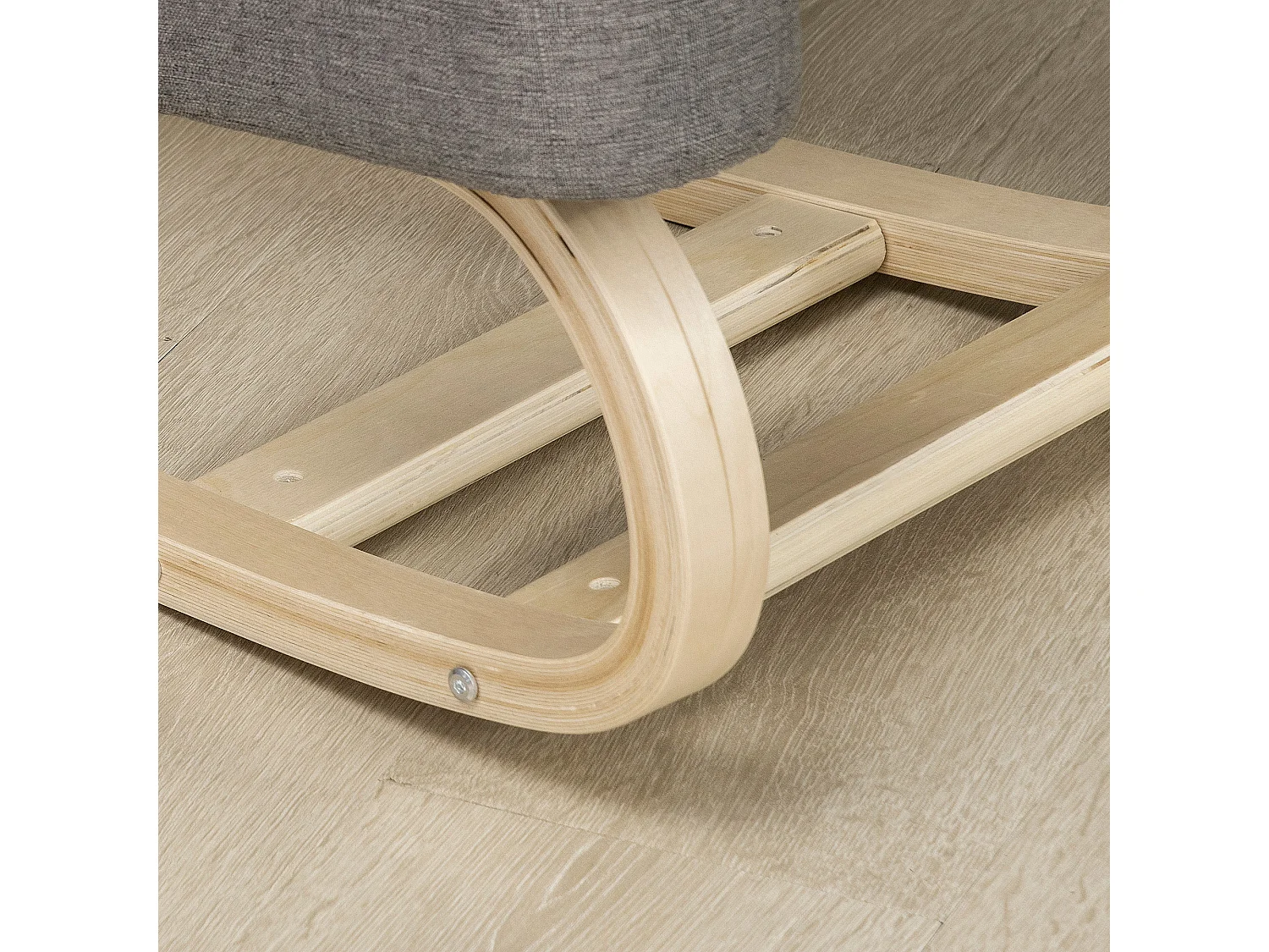 Sedia inginocchiatoio ergonomica con cuscino imbottito grigia