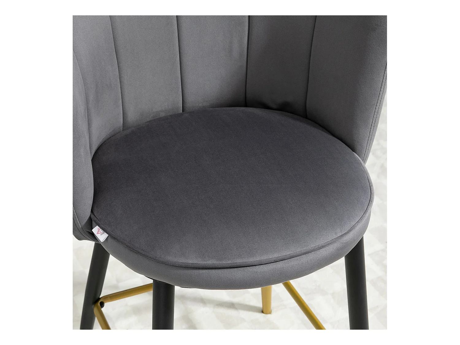 Set da 2 sgabelli da bar con poggiapiedi e base in acciaio