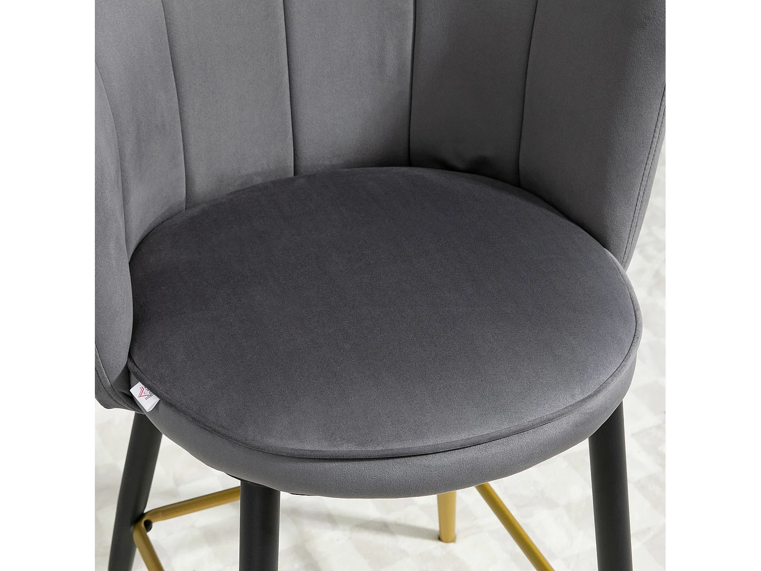 Set da 2 sgabelli da bar con poggiapiedi e base in acciaio