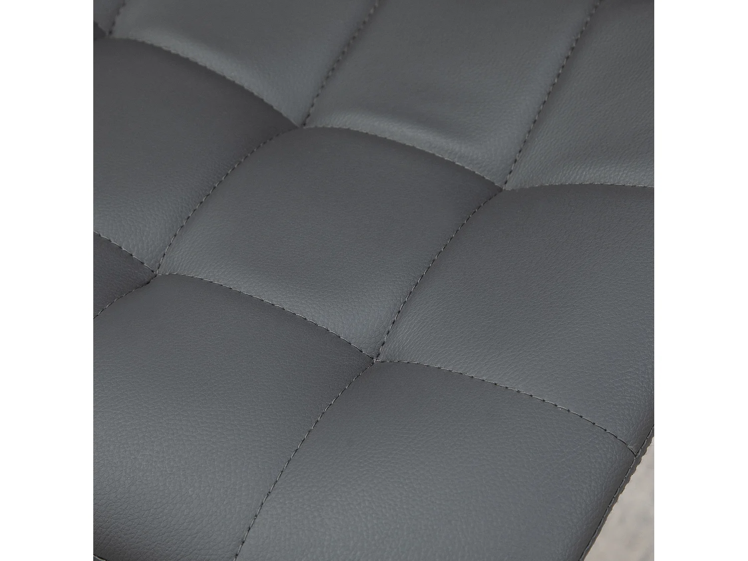 Set 2 sgabelli da bar in similpelle girevoli con schienale